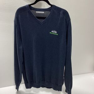 Cutter & Buck Seahawks Sweater Pullover Shirt V-Neck Long Sleeve XL Men’s